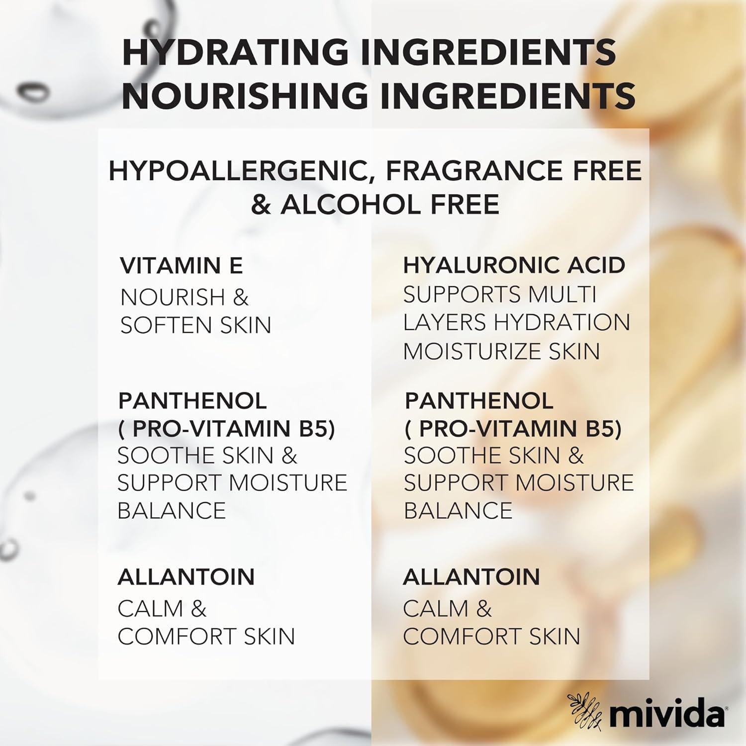 mivida Hypoallergenic Makeup Remover Wipes, Variety Box (8 Packs x 50 Wipes) - Image 3